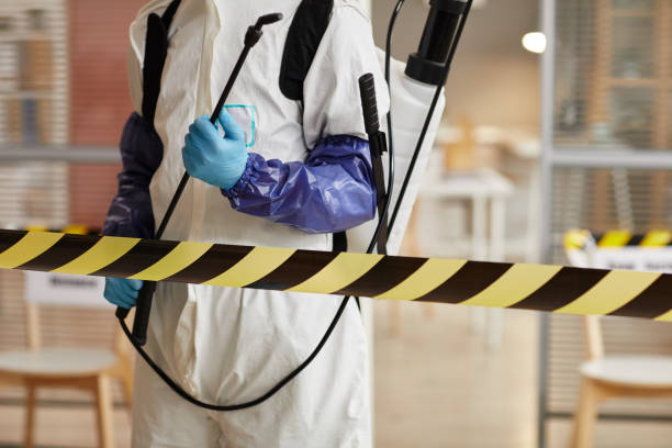 Professional Blood Cleanup technician working in Cedar Hill, MO
